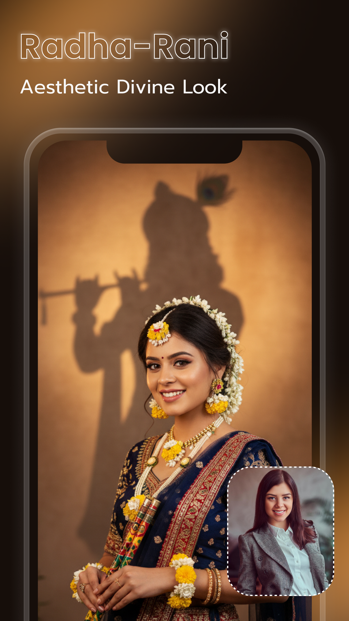 Radha Rani AI art sample